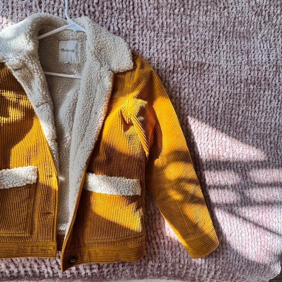 Sherpa-Lined Corduroy Swing Chore Coat in size XXS - Picture 7 of 8